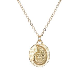 Pendentif Coquillage Collier Ammonite
